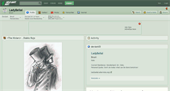 Desktop Screenshot of ladybelial.deviantart.com