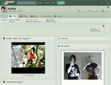 Tablet Screenshot of nupan.deviantart.com