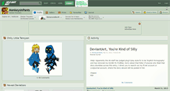 Desktop Screenshot of monkeysinpants.deviantart.com