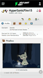 Mobile Screenshot of hypersonicfire15.deviantart.com