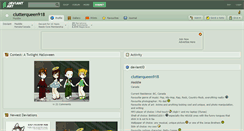 Desktop Screenshot of clutterqueen918.deviantart.com