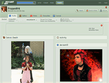 Tablet Screenshot of frozenifrit.deviantart.com