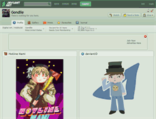 Tablet Screenshot of gondile.deviantart.com