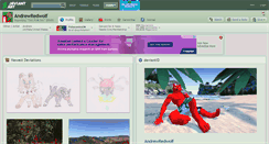 Desktop Screenshot of andrewredwolf.deviantart.com