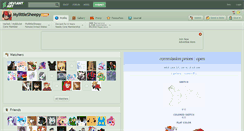 Desktop Screenshot of mylittlesheepy.deviantart.com