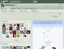 Tablet Screenshot of mylittlesheepy.deviantart.com