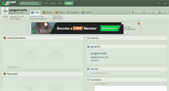 Desktop Screenshot of penguinworks.deviantart.com