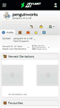 Mobile Screenshot of penguinworks.deviantart.com