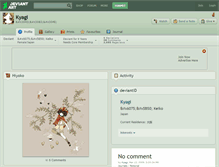 Tablet Screenshot of kyagi.deviantart.com