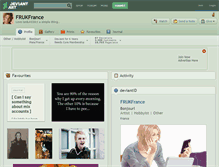 Tablet Screenshot of frukfrance.deviantart.com