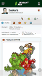 Mobile Screenshot of baskara.deviantart.com