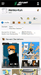 Mobile Screenshot of menko-kun.deviantart.com