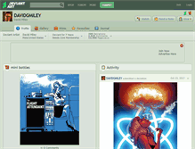 Tablet Screenshot of davidgmiley.deviantart.com