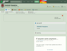 Tablet Screenshot of helsinki-vampires.deviantart.com