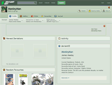 Tablet Screenshot of meeleyman.deviantart.com