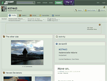 Tablet Screenshot of m374ni3.deviantart.com