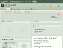 Tablet Screenshot of anti-duncan-club.deviantart.com