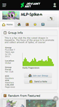 Mobile Screenshot of mlp-spike.deviantart.com
