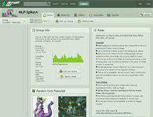 Tablet Screenshot of mlp-spike.deviantart.com