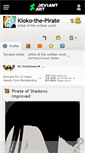 Mobile Screenshot of kioko-the-pirate.deviantart.com