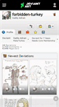 Mobile Screenshot of forbidden-turkey.deviantart.com