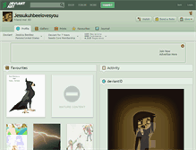 Tablet Screenshot of jessukuhbeelovesyou.deviantart.com