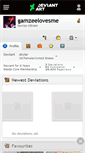 Mobile Screenshot of gamzeelovesme.deviantart.com