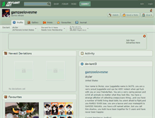 Tablet Screenshot of gamzeelovesme.deviantart.com