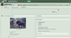 Desktop Screenshot of madeline-love.deviantart.com