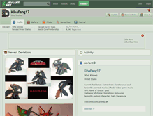 Tablet Screenshot of kibafang17.deviantart.com