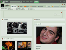 Tablet Screenshot of meuny.deviantart.com