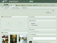 Tablet Screenshot of laurapl.deviantart.com