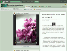 Tablet Screenshot of creative-obsessions.deviantart.com