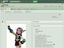 Tablet Screenshot of feora.deviantart.com