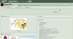 Desktop Screenshot of flaming-hobo.deviantart.com