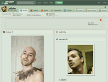 Tablet Screenshot of lebete.deviantart.com