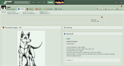 Desktop Screenshot of lorr.deviantart.com