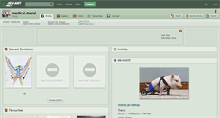 Desktop Screenshot of medical-metal.deviantart.com