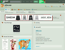 Tablet Screenshot of akiba-pop.deviantart.com