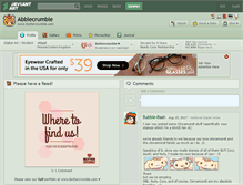 Tablet Screenshot of abblecrumble.deviantart.com