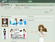 Tablet Screenshot of irai-chan.deviantart.com