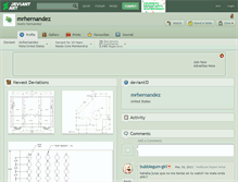 Tablet Screenshot of mrhernandez.deviantart.com