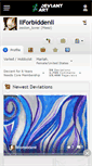 Mobile Screenshot of llforbiddenll.deviantart.com