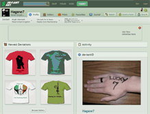 Tablet Screenshot of hagane7.deviantart.com