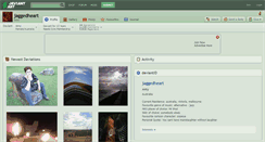 Desktop Screenshot of jaggedheart.deviantart.com