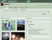 Tablet Screenshot of jaggedheart.deviantart.com
