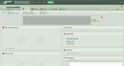 Desktop Screenshot of corvus-cornix.deviantart.com