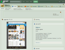 Tablet Screenshot of natyvw.deviantart.com