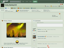 Tablet Screenshot of funky-monkey333.deviantart.com