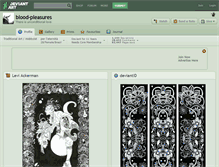 Tablet Screenshot of blood-pleasures.deviantart.com